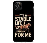 It's A Stable Life For Me Horse Trainer Riding Custodia per iPhone 11 Pro Max