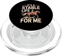It's A Stable Life For Me Horse Trainer Riding PopSockets PopGrip per MagSafe