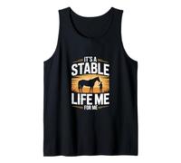 It's A Stable Life Me for Me - Fienile per Cavalli equestri Canotta