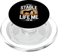 It's A Stable Life Me For Me - Fienile per cavalli equestri PopSockets PopGrip per MagSafe