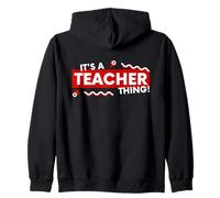 It's a Teacher Thing K-12 Classroom Educator English Faculty Felpa con Cappuccio