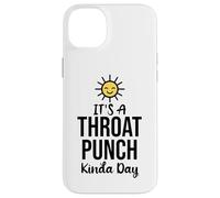 Its a Throat Punch Kinda Day Funny Farewell Coworker Leaving Custodia per iPhone 14 Plus