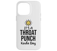 Its a Throat Punch Kinda Day Funny Farewell Coworker Leaving Custodia per iPhone 14 Pro Max
