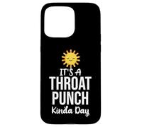 Its a Throat Punch Kinda Day Funny Farewell Coworker Leaving Custodia per iPhone 15 Pro Max