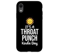 Its a Throat Punch Kinda Day Funny Farewell Coworker Leaving Custodia per iPhone XR