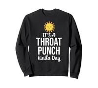 Its a Throat Punch Kinda Day Funny Farewell Coworker Leaving Felpa