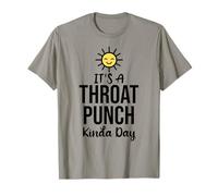Its a Throat Punch Kinda Day Funny Farewell Coworker Leaving Maglietta