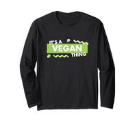 It's a Vegan Thing Vegetarian Joke for Funny Vegans Maglia a Manica