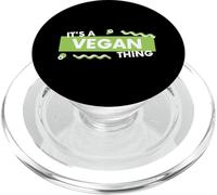 It's a Vegan Thing Vegetarian Joke For Funny Vegans PopSockets PopGrip per MagSafe