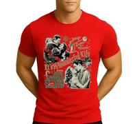 It's a Wonderful Live | ist das Leben nicht schön? | Christmas Christmas Christmas Men T-Shirt, Colore: rosso, M
