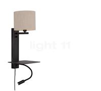 It's about RoMi Florence Lampada da parete, lino luminoso - con lampada da lettura - con paralume , Vendita di giacenze, Merce nuova, Imballaggio originale