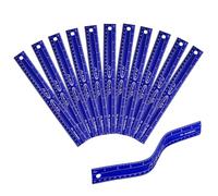 It's Academic Flexi - Righello flessibile, infrangibile, 30,5 cm, confezione da 12, colore: blu