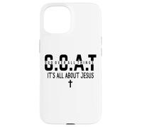 It's All About Jesus Make Heaven Crowded God Over All Things Custodia per iPhone 15