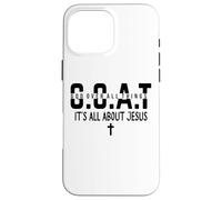 It's All About Jesus Make Heaven Crowded God Over All Things Custodia per iPhone 16 Pro Max