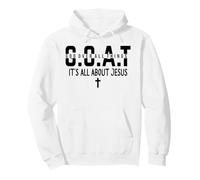 It's all About Jesus Make Heaven Crowded God Over all Things Felpa con Cappuccio