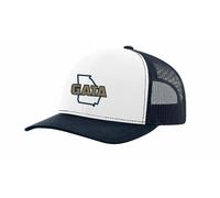It's All About The South Gata Camionista Rete Snapback Cappello - Bianco & Navy-