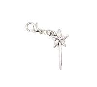 It's All About...You! Fairy Wand Dangling Clip On Charm Zipper Pullover by