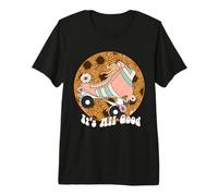 It's all Good Roller Skate Girasole Retro Graphic Maglietta Premium