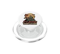 It's Always Spooky Season Skeleton Jack O Lantern Graphic PopSockets PopGrip per MagSafe