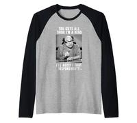 It's Always Sunny Frank The Hero Black And White Photo TV Maglia con Maniche Raglan