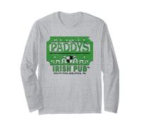 It's Always Sunny Paddy's Pub Vintage Sign St. Patrick's Day Maglia a Manica