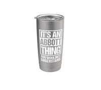 It's An Abbott Thing You Wouldn't Understand Surname Name Bicchiere termico in acciaio inox doppia parete