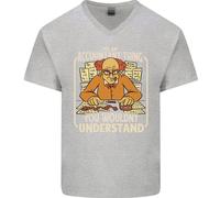 It's An Accountant Cosa Non lo Faresti Understand Uomo Scollo A V Cotone T-Shirt