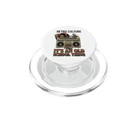It's an Old School Thing Retro Boombox e vinile PopSockets PopGrip per MagSafe