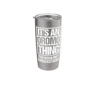 It's An Oromo Thing You Wouldn't Understand Oromoo Ethiopia Bicchiere termico in acciaio inox doppia parete