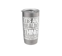 It's An Ubaldo Thing You Wouldn't Understand First Name Bicchiere termico in acciaio inox doppia parete