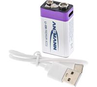 ITS ANSMANN 1315-0005 Batteria agli ioni di litio 9V E-Block tipo 400