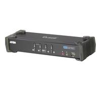 ITS Aten CS1764A, KVM Switch, 4 porte, USB DVI, Audio, Hub USB 2.0, Kit cavi inc