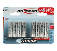 ITS Batteria Litio, stilo AA, 1,5V, Blister 8pz (Ansmann 1512-0012)