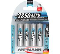 ITS Batteria Ricaricabile NiMH, stilo AA, 2850mAh, Blister 4pz (Ansmann 5035212)