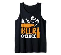It's Beer O'clock Team Drinking Beer Lover Drinker Canotta