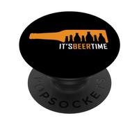 It's Beer Time Cool Beer Funny Drinking Beer Lover PopSockets PopGrip Adesivo