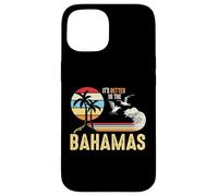 It's Better in The Bahamas Island Nassau Abaco Lover Palms Custodia per iPhone 15