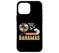 It's Better in The Bahamas Island Nassau Abaco Lover Palms Custodia per iPhone 16 Pro Max