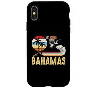 It's Better in The Bahamas Island Nassau Abaco Lover Palms Custodia per iPhone X/XS
