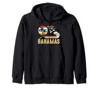 It's Better in The Bahamas Island Nassau Abaco Lover Palms Felpa con Cappuccio