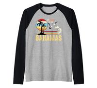 It's Better in The Bahamas Island Nassau Abaco Lover Palms Maglia con Maniche Raglan