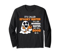 It's Called Spooky Water It's Like Normal Water Funny Ghost Maglia a Manica