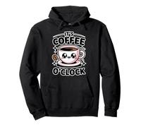 It's Coffee O'Clock Felpa con Cappuccio