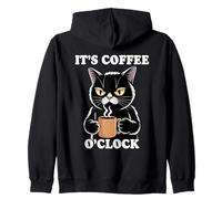 It's Coffee O'Clock Felpa con Cappuccio