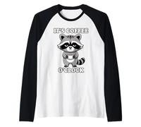 It's Coffee O'Clock Maglia con Maniche Raglan