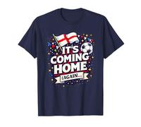 It's Coming Home Again England Football Funny Soccer Fan Maglietta