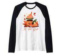 It's Fall Y'All Autumn Lovers Cozy Vibes Ringraziamento Maglia con Maniche Raglan