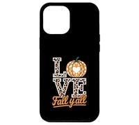 Its Fall Y'all Fall Pumpkin Thanksgiving Autumn Halloween Custodia per iPhone 12 Pro Max