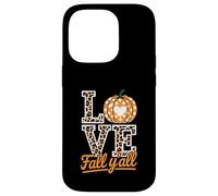 Its Fall Y'all Fall Pumpkin Thanksgiving Autumn Halloween Custodia per iPhone 14 Pro