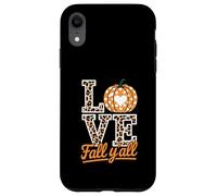 Its Fall Y'all Fall Pumpkin Thanksgiving Autumn Halloween Custodia per iPhone XR